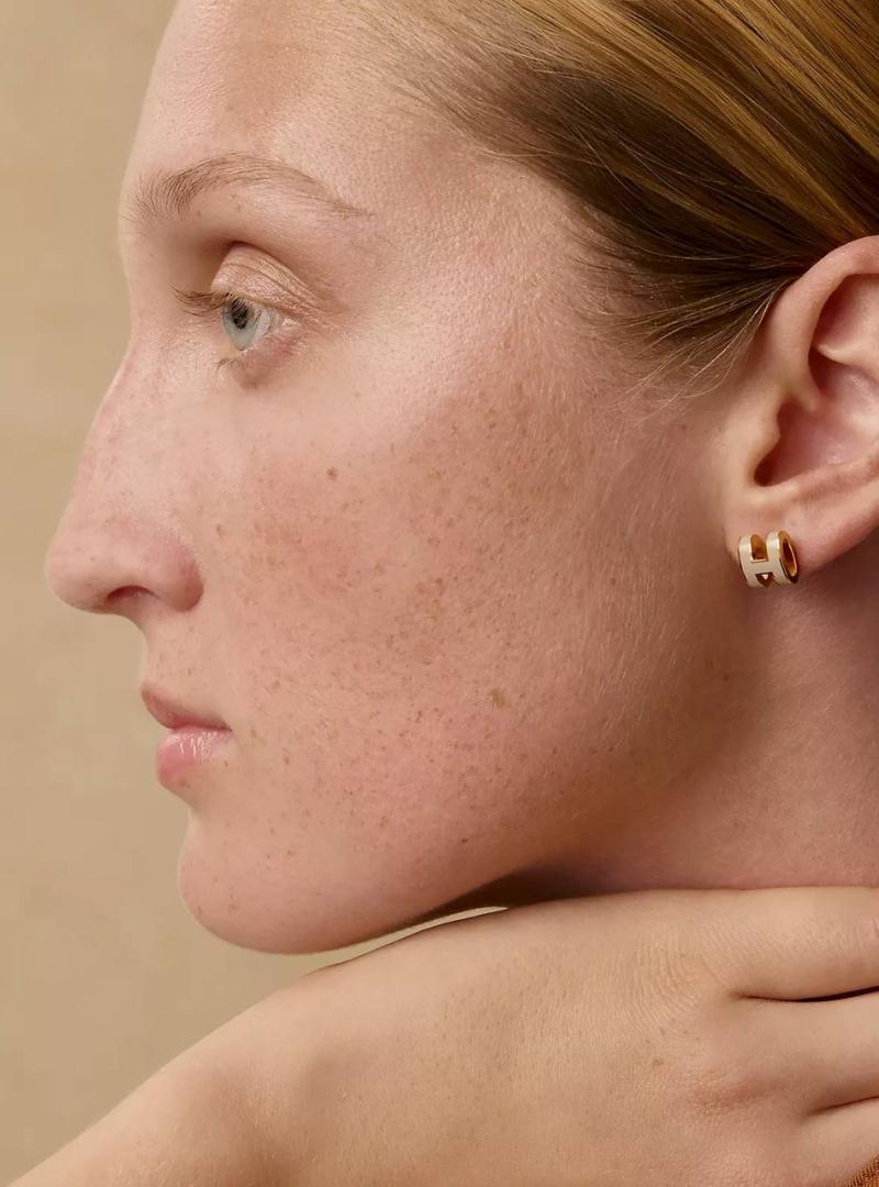 Серьги HERMES  Mini Pop Н